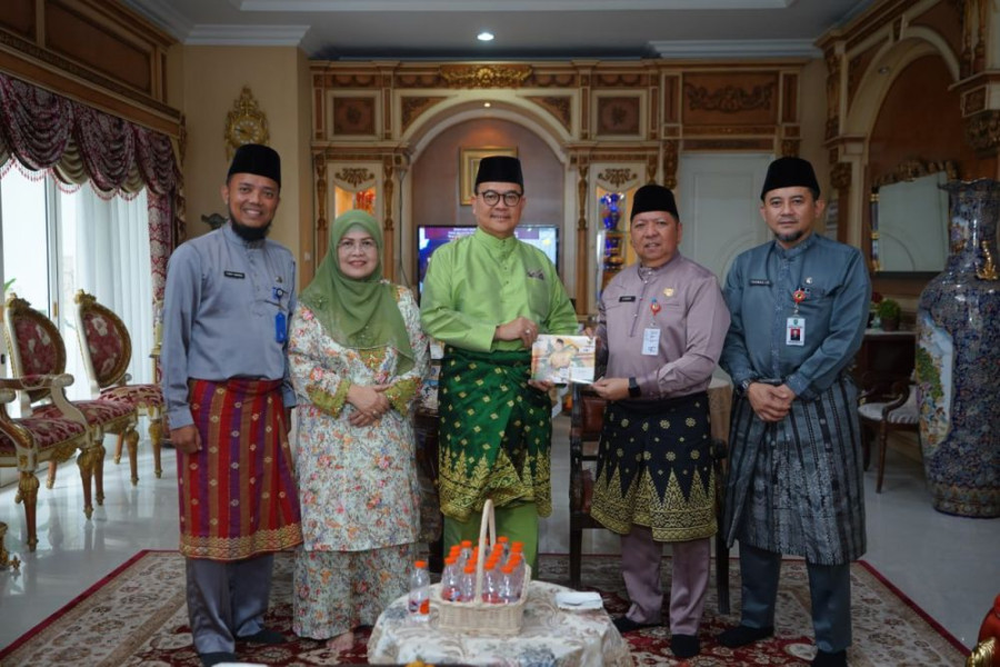 Jelang HUT Ke-67 Provinsi Riau, Pemprov Anjangsana ke Kediaman Rusli Zainal