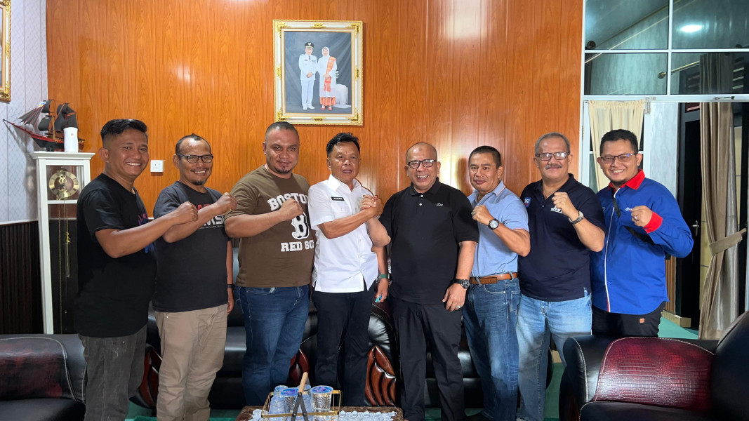 Pengurus JMSI Riau Bersilaturahmi dengan Plt Bupati Kepulauan Meranti