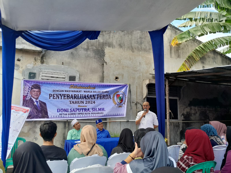 Doni Saputra Paparkan Penyebarluasan Perda ke Masyarakat