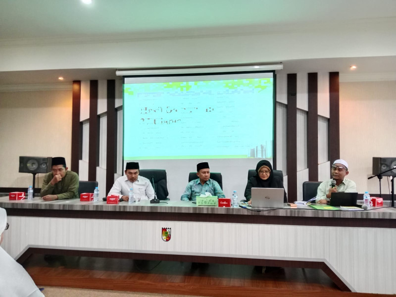 Rancang Buku Profil 42 Ulama,  MUI Pekanbaru Terima Usulan Nama