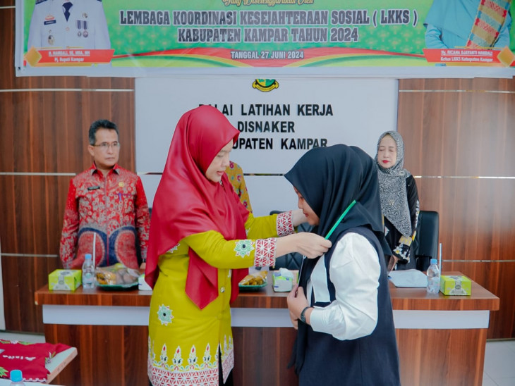 LKKS Kampar Selenggarakan Pelatihan Menjahit Bagi Wanita Rawan Sosial Ekonomi