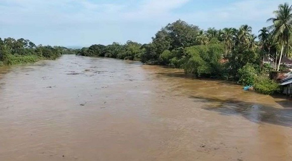 Permukaan Sungai Kampar Naik, BPBD Pelalawan Ingatkan Warga di Sepanjang DAS untuk Waspada