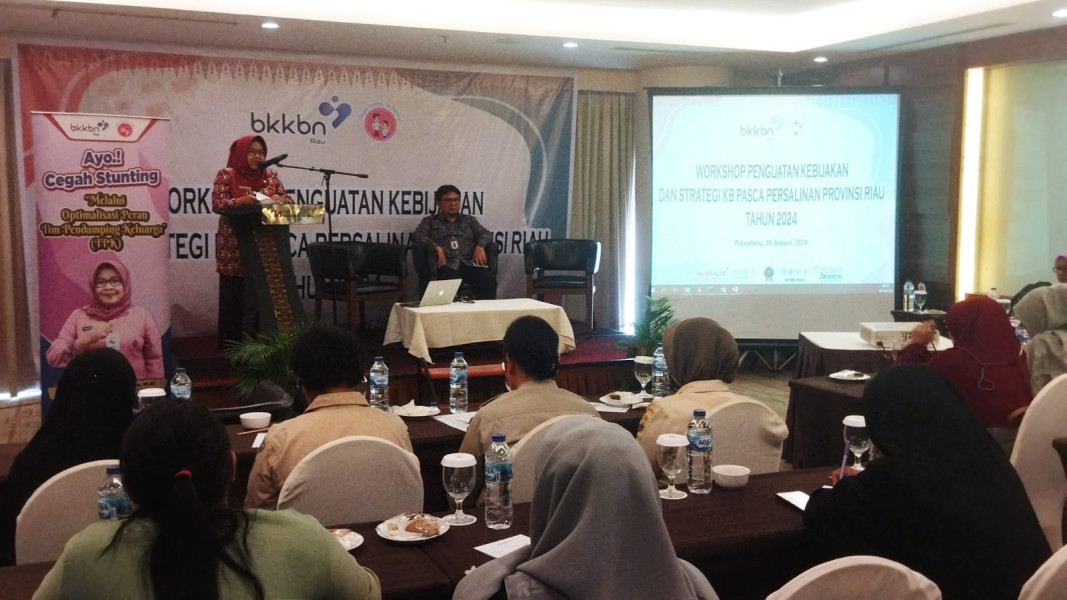 BKKBN Riau Adakan Workshop tentang KB Pascapersalinan