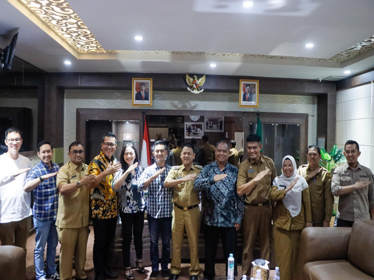 Tertarik dengan Pengolahan Sampah, Pemkab Sleman Kunjungi Kampar