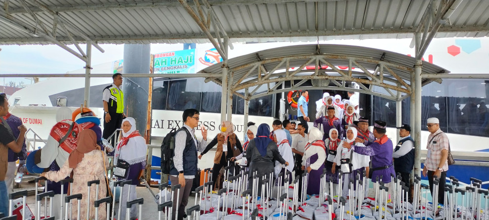3.999 Jemaah Bengkalis dan Dumai di Berangkatkan Menuju Medinah