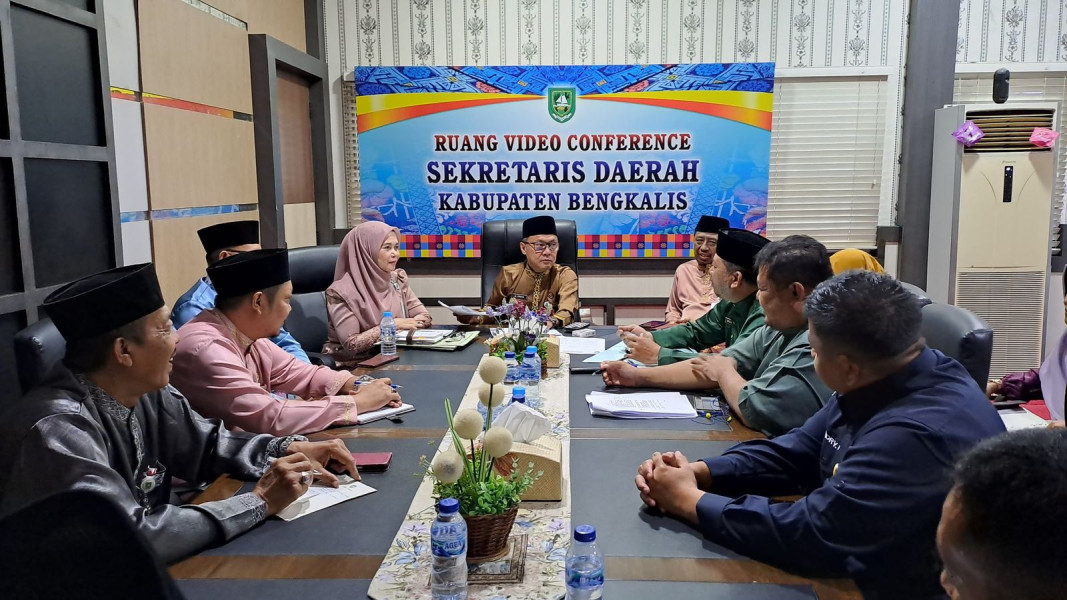 Dipimpin Sekda, Pemkab Bengkalis Rapat Persiapan Pembentukan Sekolah Rakyat