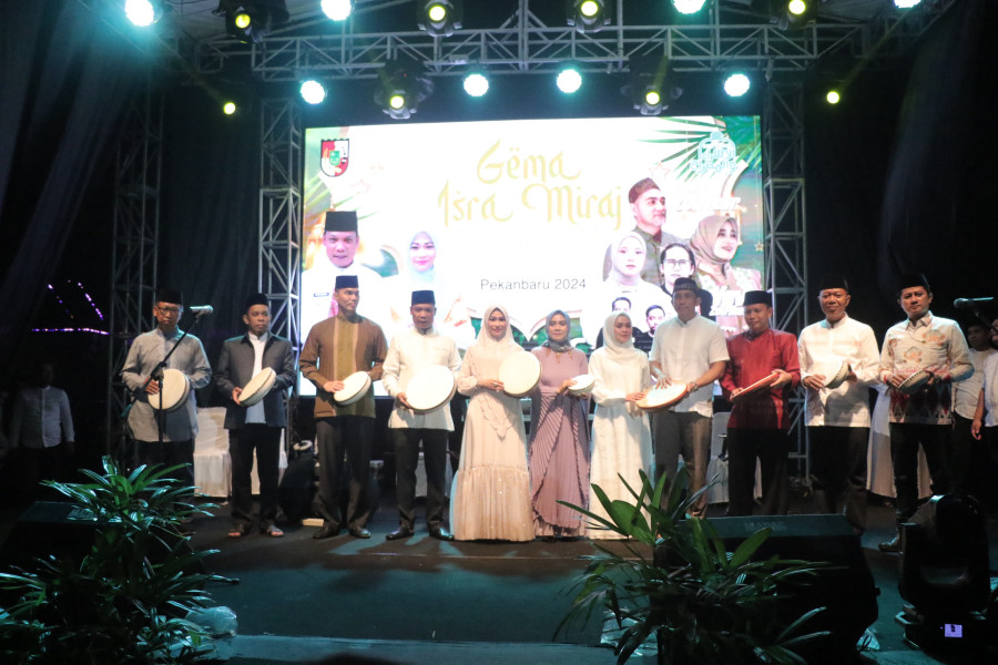 Pembukaan Gema Isra Miraj 1445 H di Pekanbaru Berlangsung Semarak