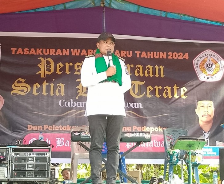 Bupati Pelalawan Hadiri Peletakan Batu Pertama Pembangunan Padepokan PSHT