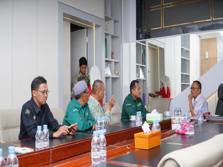 Pj Bupati Terima  Kunjungan Kepala BPS Kabupaten Kampar yang Baru