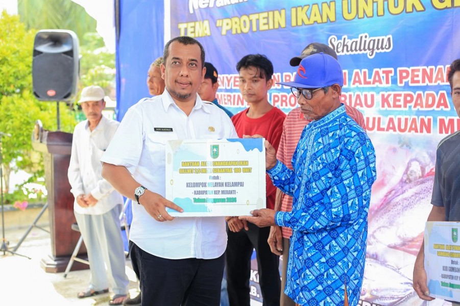 Pemkab Meranti Bersama Pemprov Riau Gelar Safari Gemarikan di Desa AlahAir