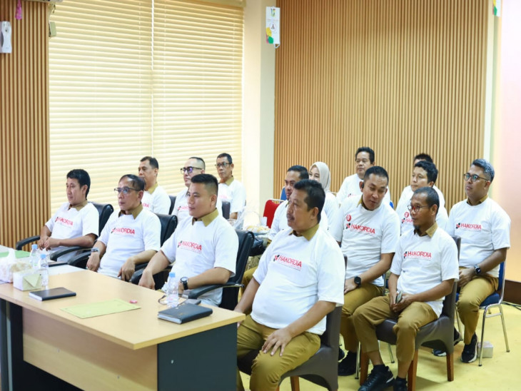 Peringati Hakordia 2024, Pemkab Kampar Ikuti Zoom dengan KPK RI