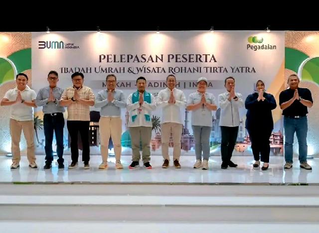 Apresiasi Kinerja Terbaik, Pegadaian Berangkatkan 145 Karyawan untuk Wisata Religi