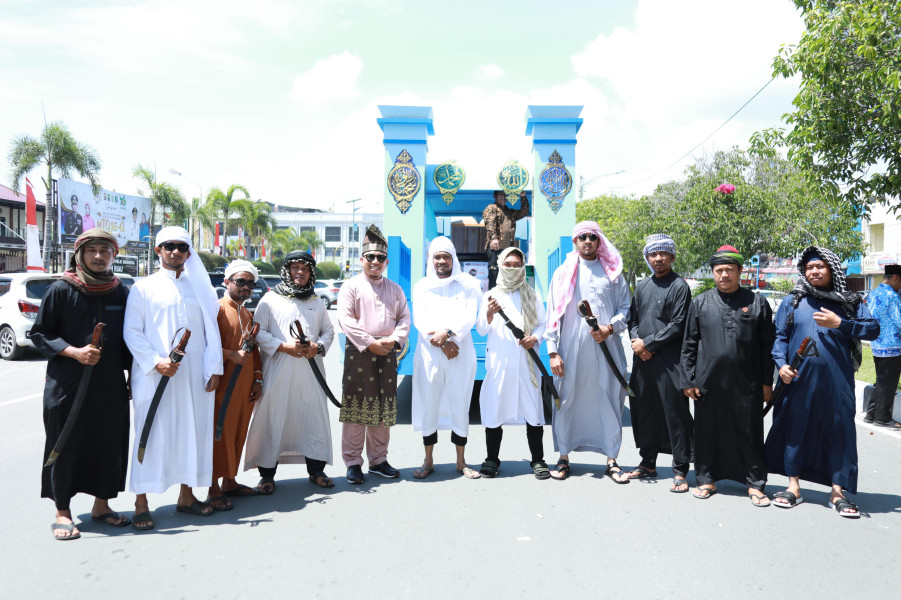 Aksi Teaterikal DKS Siak Pukau Penonton di Panggung Utama MTQ Riau
