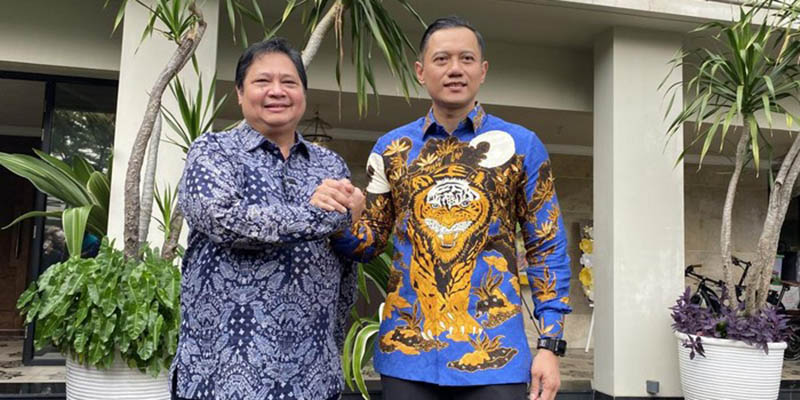 Golkar dan Demokrat Bisa Pisah dari Prabowo Usung Airlangga-AHY
